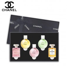  ChanelQ版黑色禮盒香水5件套